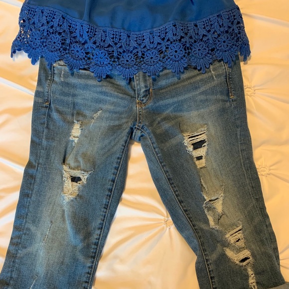 Charming Charlie’s summer blouse EUC - Picture 7 of 7